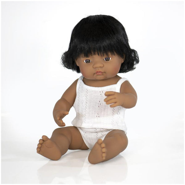 Miniland Anatomically correct doll 38cm - Hispanic / Girl
