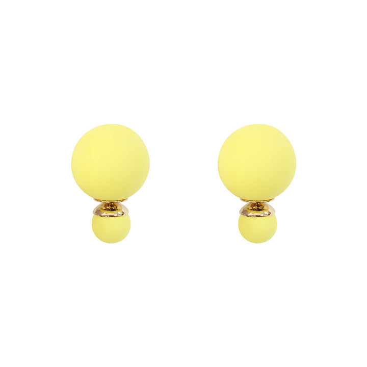 Yellow Bubble Studs