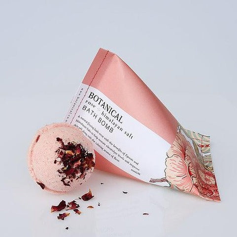 Botanical Skincare bath bomb available from www.thecollectivenz.com