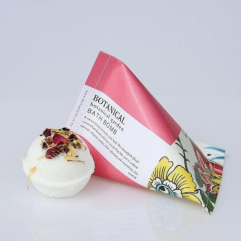 Botanical skincare bath bomb available from www.thecollectivenz.com