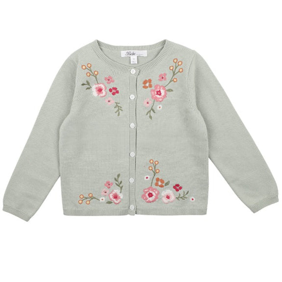 Bebe Esme embroidered cardigan available from www.thecollectivenz.com