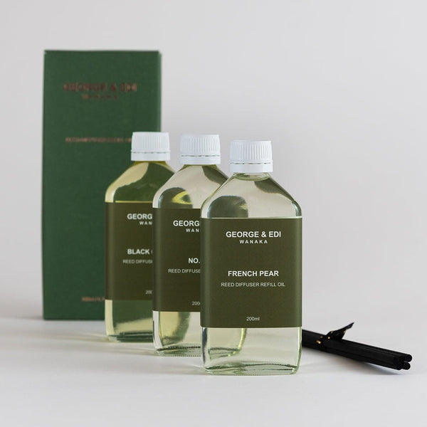 George & Edi Havana reed diffuser refill available from www.thecollectivenz.com