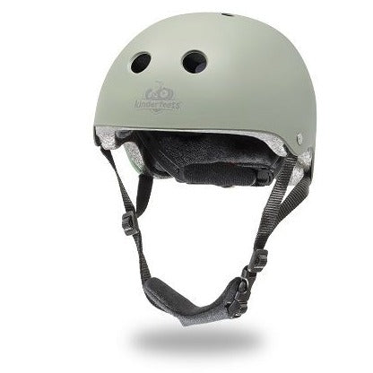 Kinderfeet silver sage helmet available from www.thecollectivenz.com