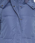 Filina Hooded Jacket - Gray Blue