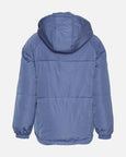Filina Hooded Jacket - Gray Blue
