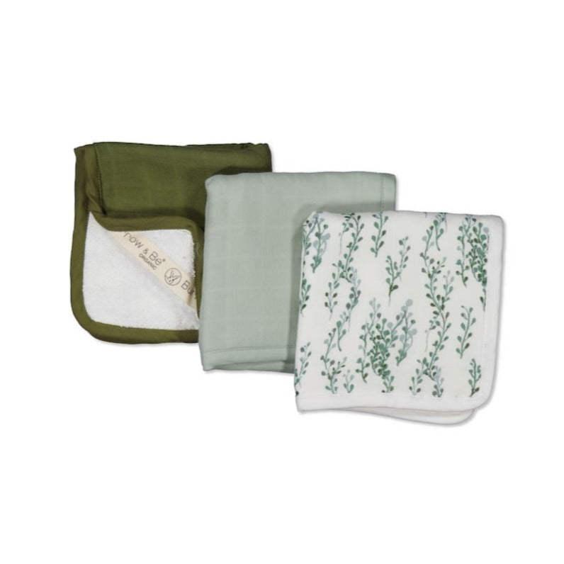 Burrow & Bw string of pearls wash cloth set available from www.thecollectivenz.com