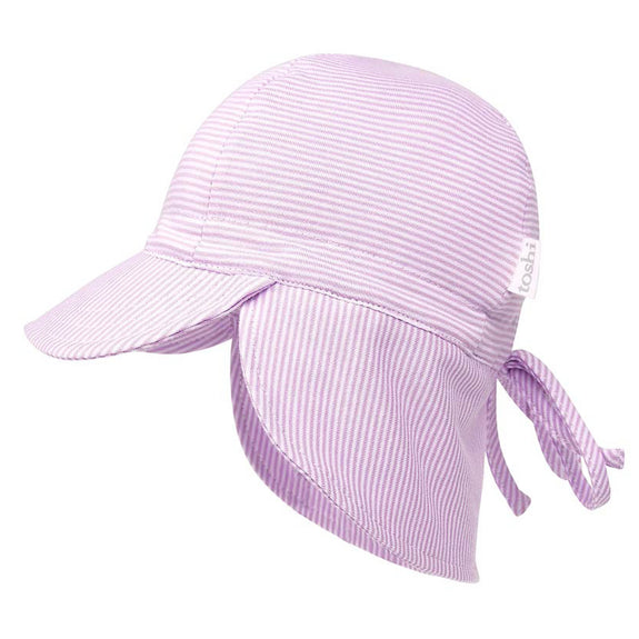 Baby Flap Cap - Lavender