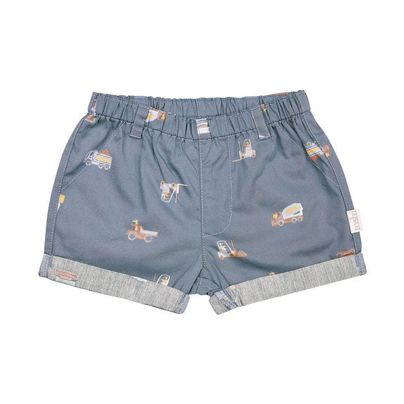 Toshi big diggers baby shorts available from www.thecollectivenz.com