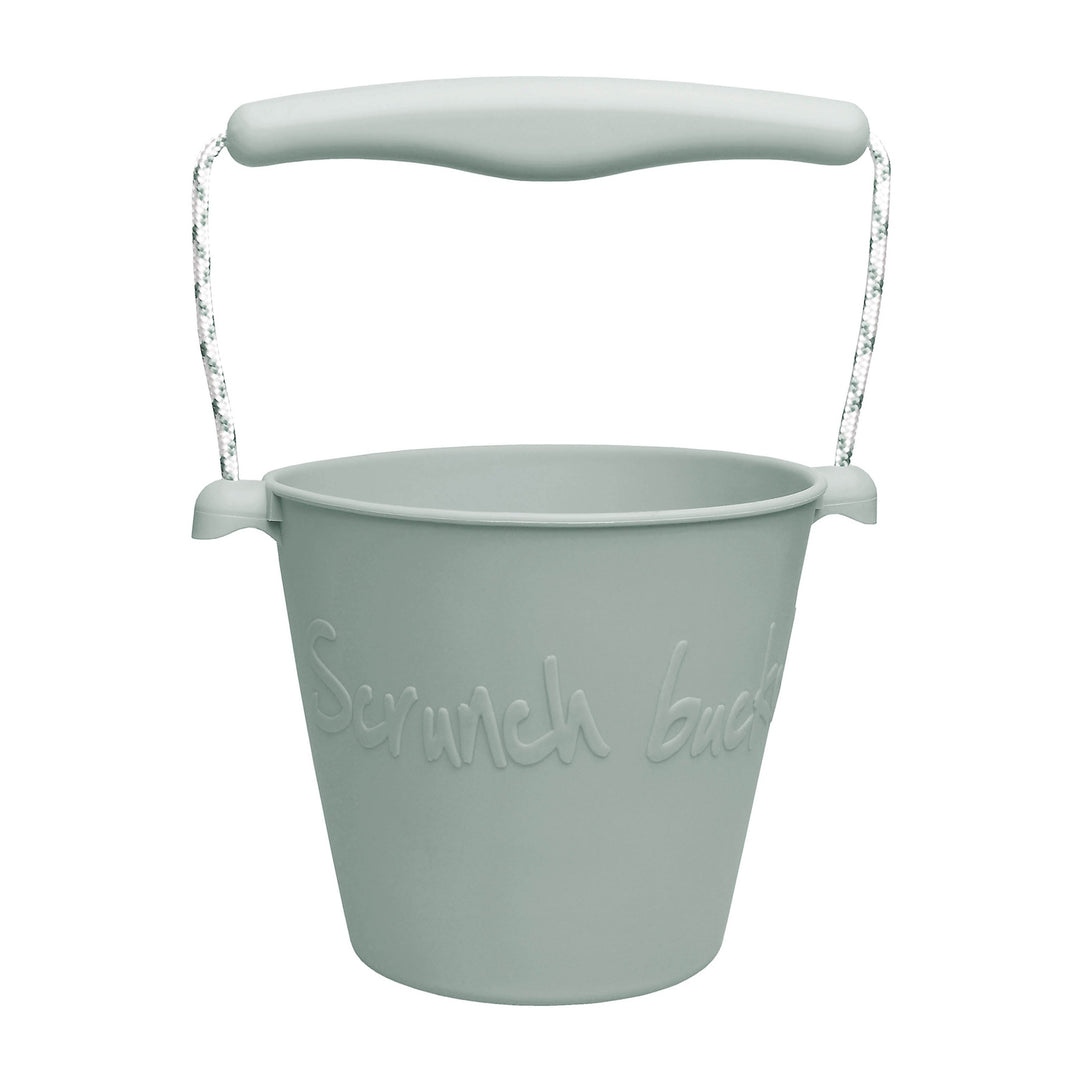 Scrunch sage green bucket available from www.thecollectivenz.com