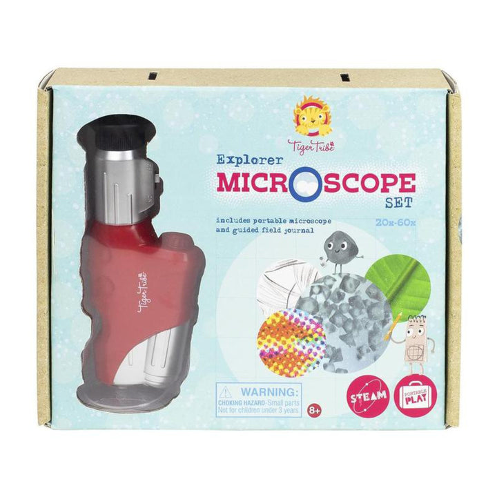 Tiger tribe Explorer Microscope Set available from www.thecollectivenz.com