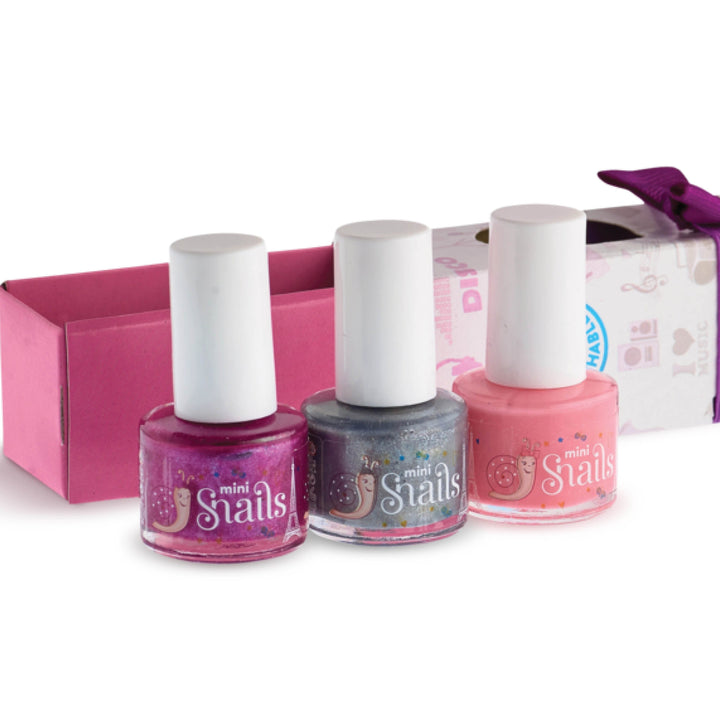 Snails 3 pack washable nail polish available from www.thecollectivenz.com