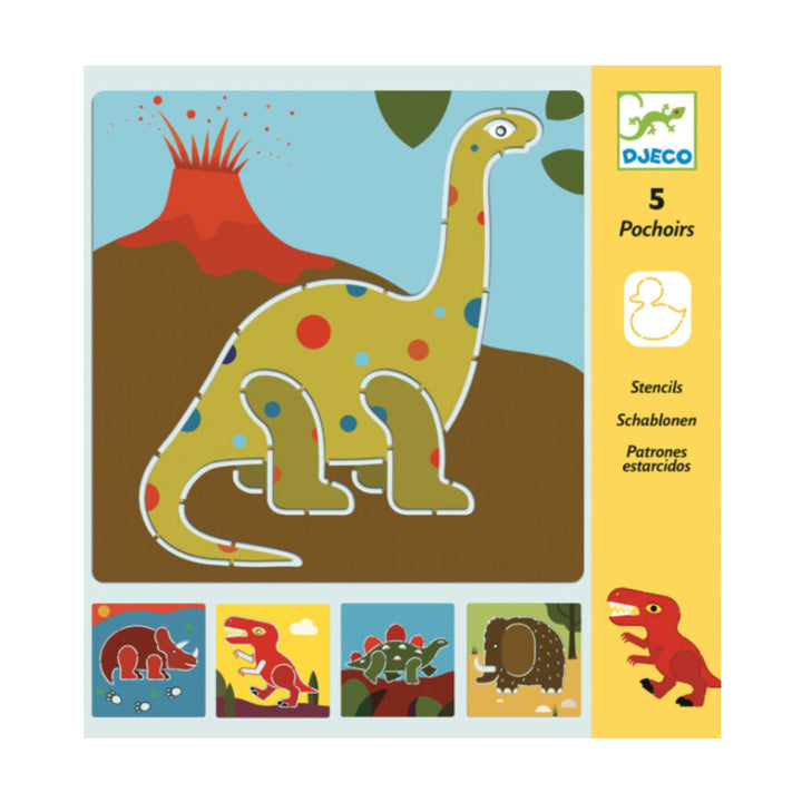 Djeco dino stencils available from www.thecollectivenz.com